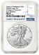 2020 (P) $1 American Silver Eagle NGC MS70 ER Emergency Production Blue Label