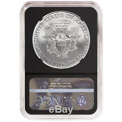 2020 (P) $1 American Silver Eagle NGC MS70 Emergency Production Blue ER Label Re