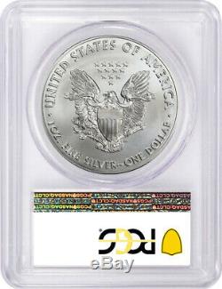 2020-(P) $1 American Silver Eagle PCGS MS70 Emergency Issue FDOI Philadelphia