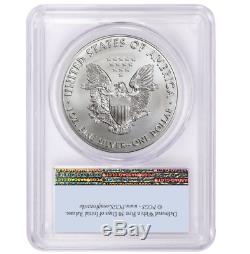 2020 (P) $1 American Silver Eagle PCGS MS70 Emergency Production FS Flag Label