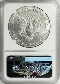 2020 (P) $1 Silver American Eagle MINT ERROR Struck Thru NGC MS67-Philadelphia