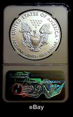2020 P American Eagle MS70 Emergency ProductionRAREFirst day issue1st Label