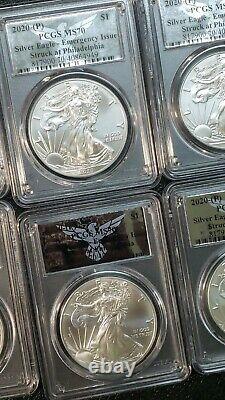 2020 P American SILVER EAGLE Dollar $1 EMERGENCY ISSUE PCGS MS70 Coin sku c144
