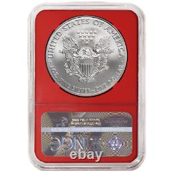 2020 (S) $1 American Silver Eagle 3 pc. Set NGC MS69 Blue ER Label Red White Blu