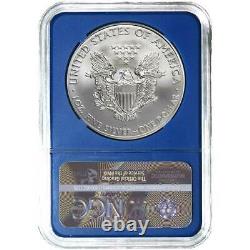 2020 (S) $1 American Silver Eagle 3 pc. Set NGC MS69 Blue ER Label Red White Blu