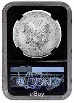 2020-W 1 oz Burnished American Silver Eagle $1 NGC MS70 ER BC Silhouette PRESALE