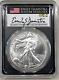 2021 American Silver Eagle $1 Type 2 FIRST PRODUCTION PCGS MS70 DAMSTRA