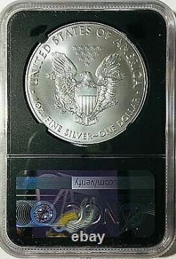 2021 American Silver Eagle Ngc Ms70 First Day Of Issue Mercanti Black Core