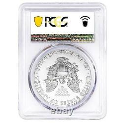 2021 American Silver Eagle PCGS MS70 FDOI In US Flag Holder USA Coin