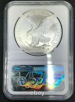 2021 American Silver Eagle Type 2 NGC MS70 FDOI Don Everhart Signed