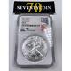 2021 NGC MS70 American Silver Eagle Mercanti Signature Type 1 Early Releases 112