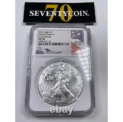 2021 NGC MS70 American Silver Eagle Mercanti Signature Type 1 Early Releases 112