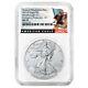 2021 (P) $1 American Silver Eagle NGC MS70 Emergency Production Black ER Label