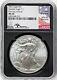 2021 Silver Eagle Dollar Mercanti Signature T-1 NGC MS70 First Day of Issue