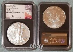 2021 Silver Eagle Type 1 Ngc Ms70 Ldp Last Day Of Production John Mercan Label
