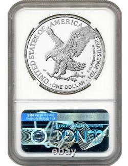 2021 T-2 American Silver Eagle Early Releases NGC MS70 John Mercanti Signed