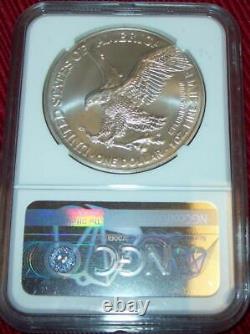 2021 Type 2 American Silver Eagle Coin Ngc Ms70 Er John Mercanti $1