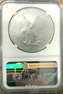 2021-W Burnished $1 Type 2 Silver American Eagle NGC MS70, Available Now