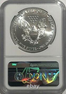 2021 (p) Silver American Eagle Ngc Ms70 Fdi First Day Issue Emergency Production