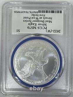 2022 Emily Damstra Master Designer American Silver Eagle PCGS-Certified MS70