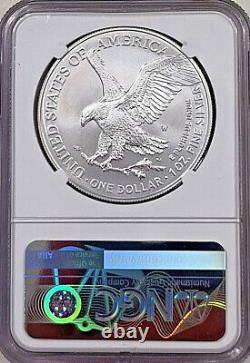 2022-W $1 Burnished American Silver Eagle NGC MS70 ADVANCE RELEASES TRUMP