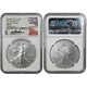 2022 W Burnished American Silver Eagle MS70 NGC Advance Release Michael Gaudioso