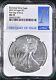 2022 w burnished silver eagle, ngc ms70 fido, with ogp, 1st day label, in hand
