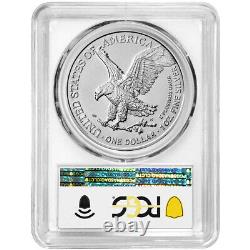 2023 $1 American Silver Eagle 3pc Set PCGS MS69 Trump 45th Label Red White Blue