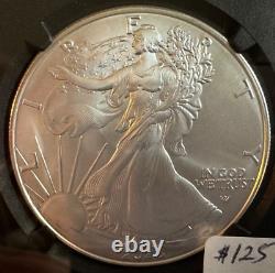2023 American Silver Eagle First Day Of Issue Ngc Ms 70 357