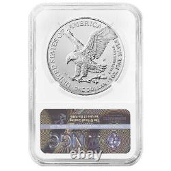 2023-W Burnished $1 American Silver Eagle NGCX MS10 X Label
