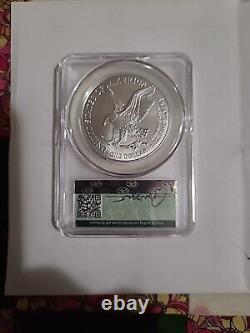 2024 American Silver Eagle First Delivery CAC MS70 Founders Label LP