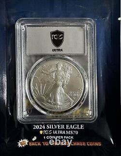 2024 Silver Eagle Ultra Breaks PCGS MS70 Ultra Silver Label