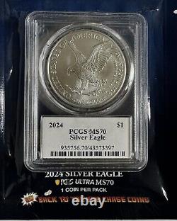 2024 Silver Eagle Ultra Breaks PCGS MS70 Ultra Silver Label