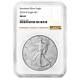 2024-W $1 1-oz Burnished American Silver Eagle NGC MS69 Brown Label