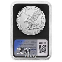 2024-W $1 1-oz Burnished American Silver Eagle NGC MS69 ER ALS Label Retro Core