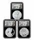 3 Coin Set 2019 American Silver Eagle Type Set NGC MS70 + PF70 Blk Duke SKU58675
