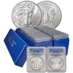 30-pc. 1986 2015 American Silver Eagle Complete Date Set PCGS MS69