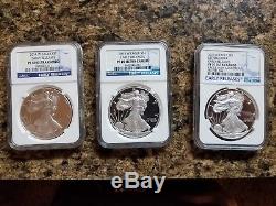 (93)1986-2016 American Silver EaglesNGC Ms69-70Ultra Cam Pf69-70Special
