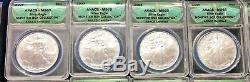 ANACS 1986-2015 MS69 American Silver Eagles (30 Coins)