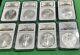 American Silver Eagle Lot 1oz NGC MS69 8 Coins 00,01,03,04,07,08,09 EarlyR, 2015