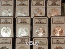 American Silver Eagle Ngc Ms 69 1986 2020 Compleat 35 Coin Set Coins