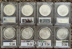 American Silver Eagle Set 1986-2002 PCGS MS69 2003-2023 PCGS MS70