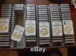 American Silver Eagles Set 1986-2018 All Coins Are NGC Graded MS 69 or PF 69