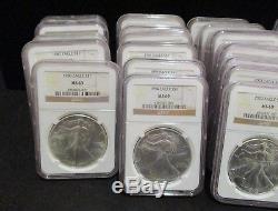 Complete Set of 1986-2017 American Silver Eagle Set NGC Certified MS 69