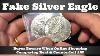 Fake Silver Eagle Buyer Beware When Online Shopping Comparing Real U0026 Counterfeit Ase Coin