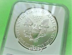 Four 2017 AMERICAN SILVER EAGLE ALL NGC MS70 EARLY RELEASES JUSTICE LABEL 4-oz