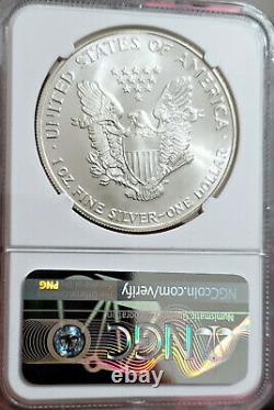 GORGEOUS MS-70 1993 American SILVER EAGLE NGC VERY RARE in this grade