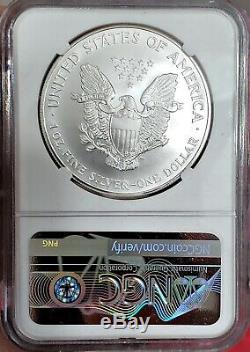 GORGEOUS MS-70 2000 American SILVER EAGLE NGC VERY RARE in this grade