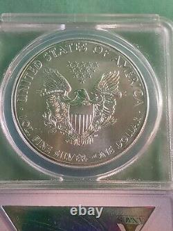 Lot 2015-W $1 AMERICAN SILVER EAGLE & 2015 Maple Leaf ANACS MS69 First Release