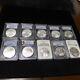 Lot of (10) 2004-2020 American Silver Eagles PCGS/NGC MS69